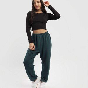 OFFLINE OFFLINE By Aerie Sidewalk Seamless Long Sleeve Cropped T-Shirt